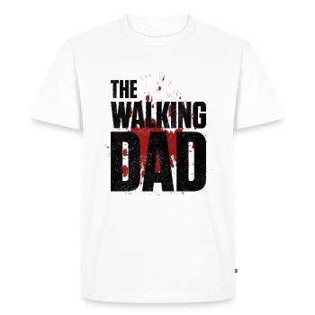 Le papa de marche - T-shirt Premium bio Homme - blanc - Devant - Nico (187cm)