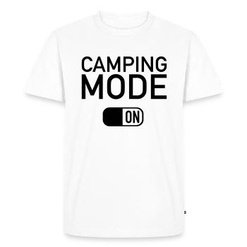 camping - Men's Premium Organic T-Shirt - white - Front - Nico (187cm)
