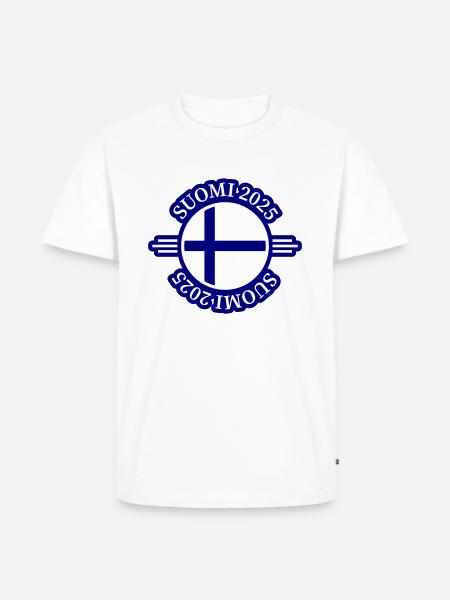 Suomi 2025 Finland - Men's Premium Organic T-Shirt - white