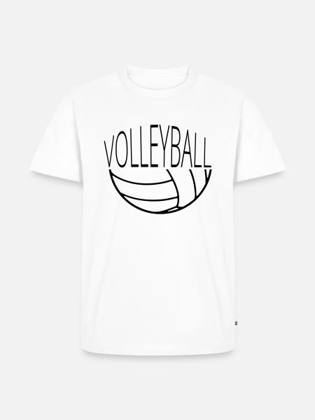 volleyball - Men's Premium Organic T-Shirt - white