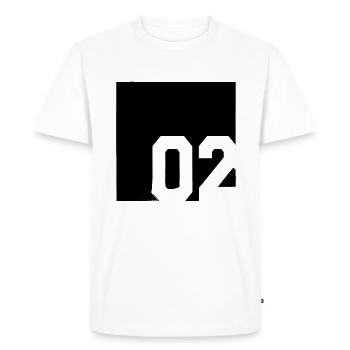 2002 - Men's Premium Organic T-Shirt - white - Front - Nico (187cm)