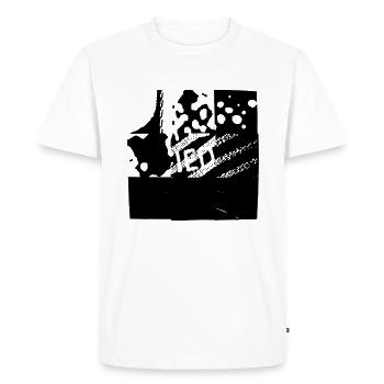 logo streetart expérimental conception de graffiti - T-shirt Premium bio Homme - blanc - Devant - Nico (187cm)