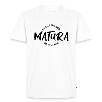 Matura n'est pas fait - vous l'avez! - T-shirt Premium bio Homme - blanc - Devant - Nico (187cm)