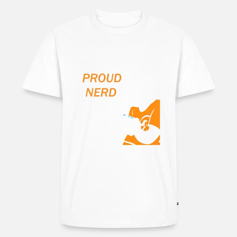 Jeu, Nerd, Nerd - T-shirt Premium bio Homme - blanc