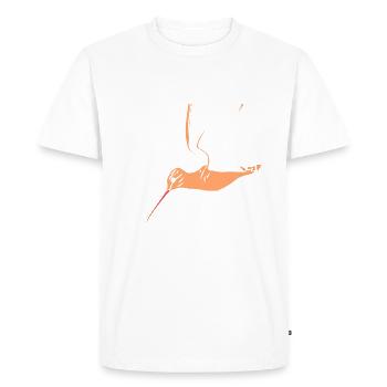 Snipe sky goat - Men's Premium Organic T-Shirt - white - Front - Nico (187cm)