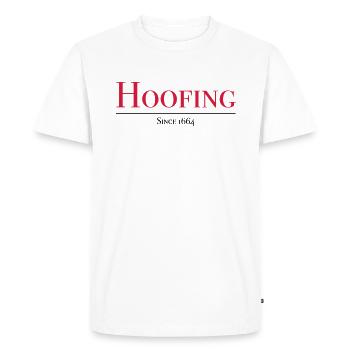 Hoofing depuis 1664 - T-shirt Premium bio Homme - blanc - Devant - Nico (187cm)