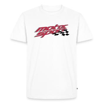 Motorsports racing - Men's Premium Organic T-Shirt - white - Front - Nico (187cm)