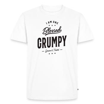 I Am One B Grumpy Funny - Men's Premium Organic T-Shirt - white - Front - Nico (187cm)