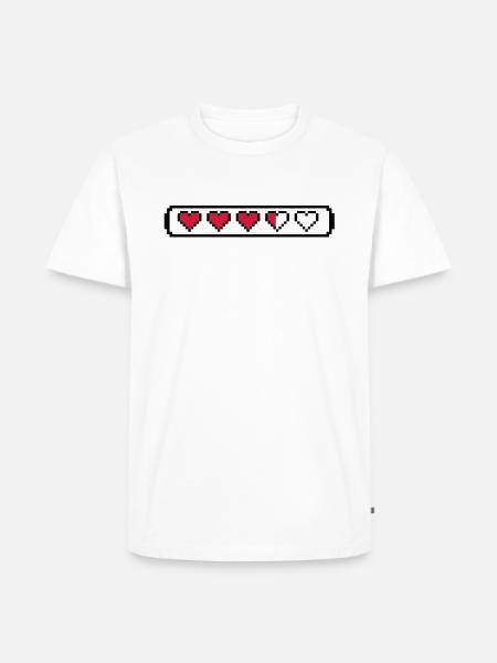 retrogaming - T-shirt Premium bio Homme - blanc