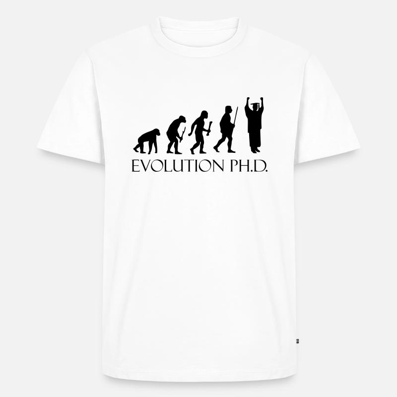 Evolution PHD - Men's Premium Organic T-Shirt - white