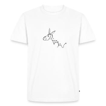 catala 2 - T-shirt Premium bio Homme - blanc - Devant - Nico (187cm)