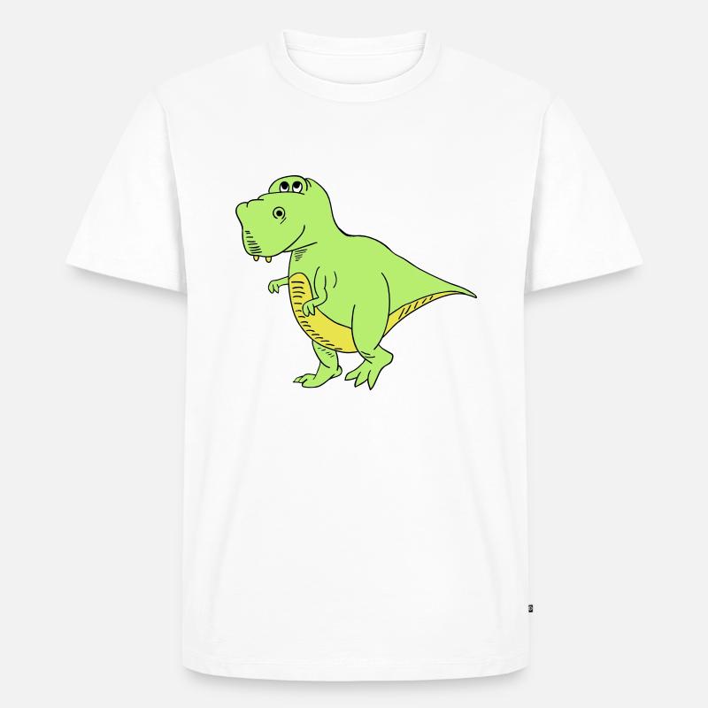 Trex - Men's Premium Organic T-Shirt - white