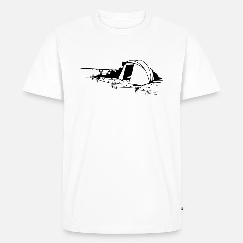 Bivvy - Männer Premium Bio T-Shirt - Weiß