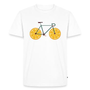 vélo d'orange - T-shirt Premium bio Homme - blanc - Devant - Nico (187cm)