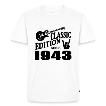 Classic edition since 1943 - Men's Premium Organic T-Shirt - white - Front - Nico (187cm)