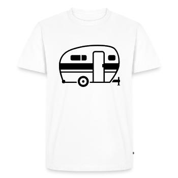 Caravane - T-shirt Premium bio Homme - blanc - Devant - Nico (187cm)