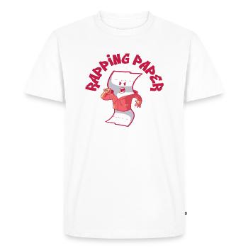 Musique Rapping Musiciens Rappeur Papier Chansons - T-shirt Premium bio Homme - blanc - Devant - Nico (187cm)