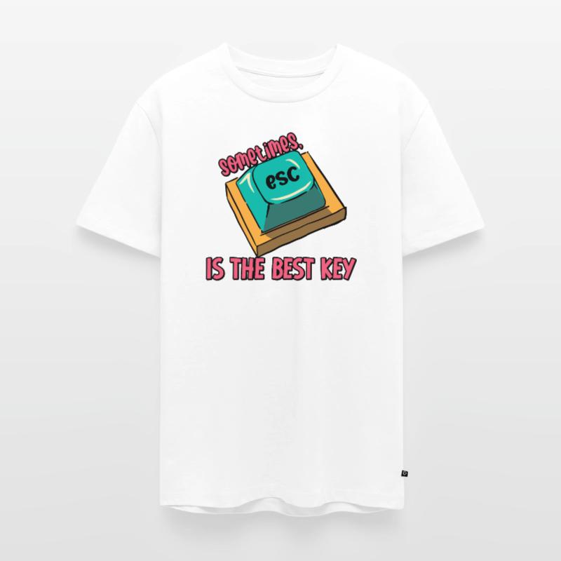 Software Engineer Computer Key Programming Men's Premium Organic T-Shirt