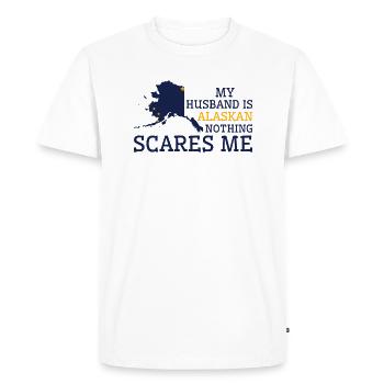 Rien ne me fait peur Alaskan Mari Alaska - T-shirt Premium bio Homme - blanc - Devant - Nico (187cm)