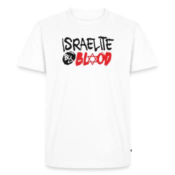 Israël Vous êtes Hébreu Israélite Juif - T-shirt Premium bio Homme - blanc - Devant - Nico (187cm)