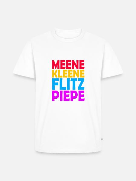 MEENE KLEENE FLITZPIEPE PRIDE - Männer Premium Bio T-Shirt -