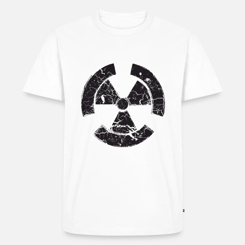 Nuklear - Männer Premium Bio T-Shirt - Weiß