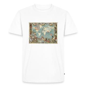 L'Empire britannique 1886 - T-shirt Premium bio Homme - blanc - Devant - Nico (187cm)