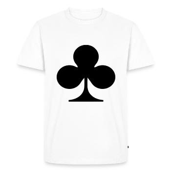 cartes - T-shirt Premium bio Homme - blanc - Devant - Nico (187cm)