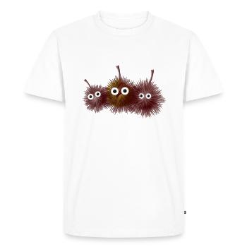 Sweet chestnut, chestnut, sweet chestnut - Men's Premium Organic T-Shirt - white - Front - Nico (187cm)