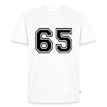 65 - T-shirt Premium bio Homme - blanc - Devant - Nico (187cm)