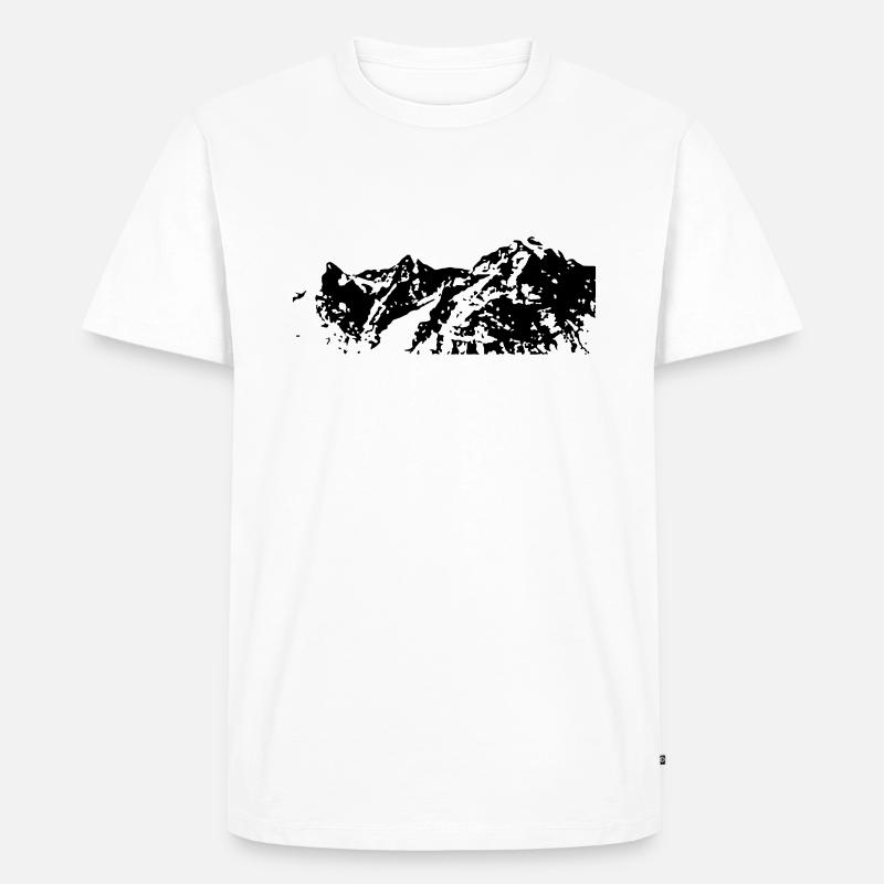 Eiger - T-shirt Premium bio Homme - blanc