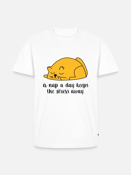 sleep - Men's Premium Organic T-Shirt - white