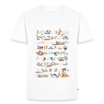 love song in charts - Men's Premium Organic T-Shirt - white - Front - Nico (187cm)