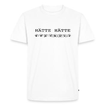 Avait eu la chaîne de vélo - T-shirt Premium bio Homme - blanc - Devant - Nico (187cm)