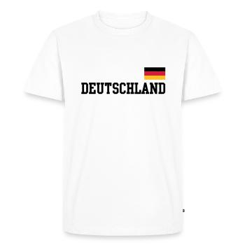 Drapeau de l’Allemagne - Allemagne Allemagne - T-shirt Premium bio Homme - blanc - Devant - Nico (187cm)