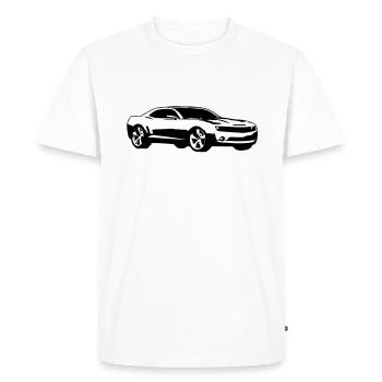 Musclecar - T-shirt Premium bio Homme - blanc - Devant - Nico (187cm)
