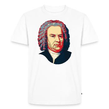 Johann Sebastian Bach - Men's Premium Organic T-Shirt - white - Front - Nico (187cm)
