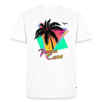 Punta Cana - T-shirt Premium bio Homme - blanc - Devant - Nico (187cm)
