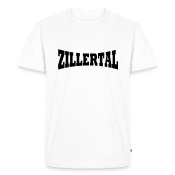 Zillertal ski resort - Men's Premium Organic T-Shirt - white - Front - Nico (187cm)