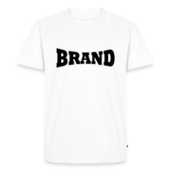 Feu station de ski - T-shirt Premium bio Homme - blanc - Devant - Nico (187cm)