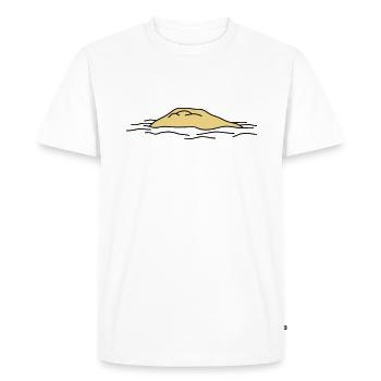 Island - Men's Premium Organic T-Shirt - white - Front - Nico (187cm)
