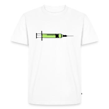 Lethal injection Toxic 2c - Men's Premium Organic T-Shirt - white - Front - Nico (187cm)