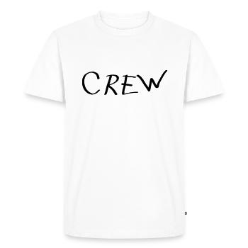 Crew - T-shirt Premium bio Homme - blanc - Devant - Nico (187cm)