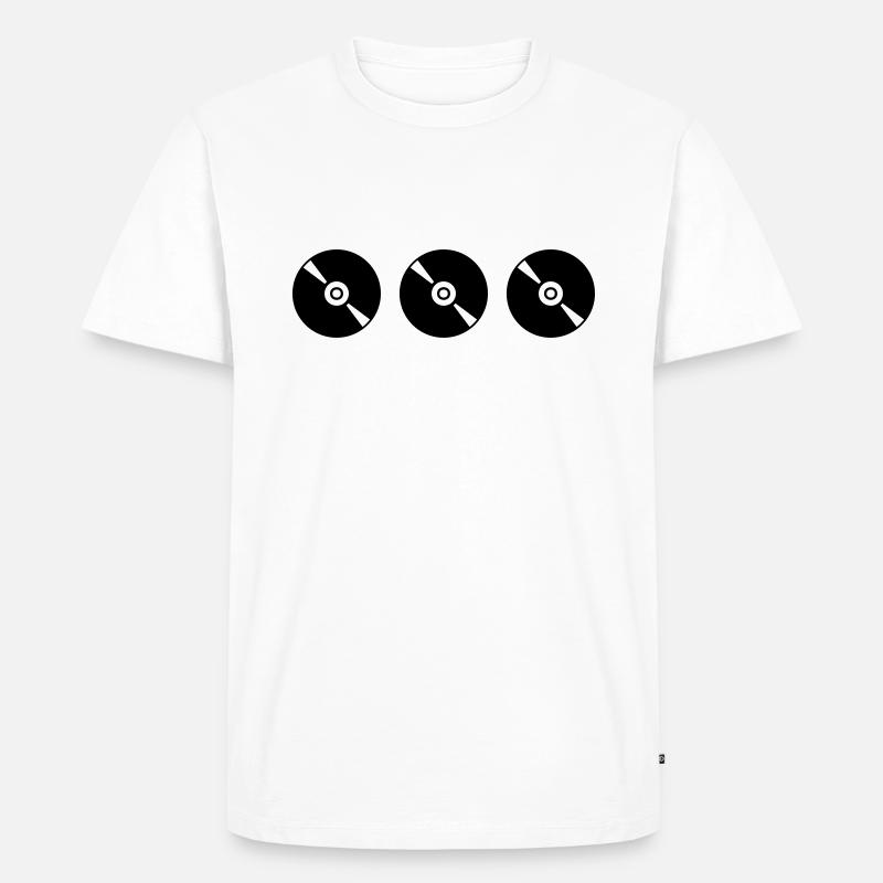 Discs - T-shirt Premium bio Homme - blanc
