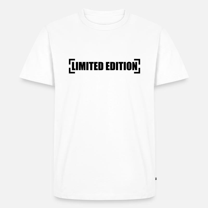 Limited Edition - Männer Premium Bio T-Shirt - Weiß