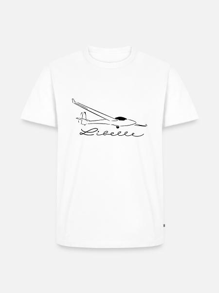 libelle_winglets - Männer Premium Bio T-Shirt - Weiß