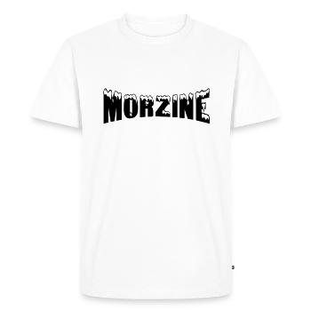 Morzine station de ski (neige) - T-shirt Premium bio Homme - blanc - Devant - Nico (187cm)