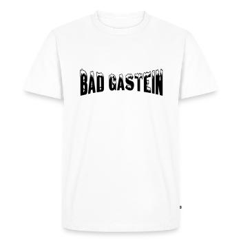 Bad Gastein ski (neige) - T-shirt Premium bio Homme - blanc - Devant - Nico (187cm)