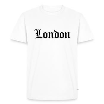 Old London - T-shirt Premium bio Homme - blanc - Devant - Nico (187cm)