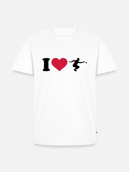 I love Boule - Men's Premium Organic T-Shirt - white